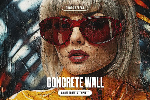 Concrete Wall Photo Effect