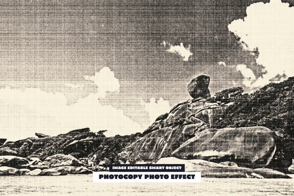Photocopy Photo Effect