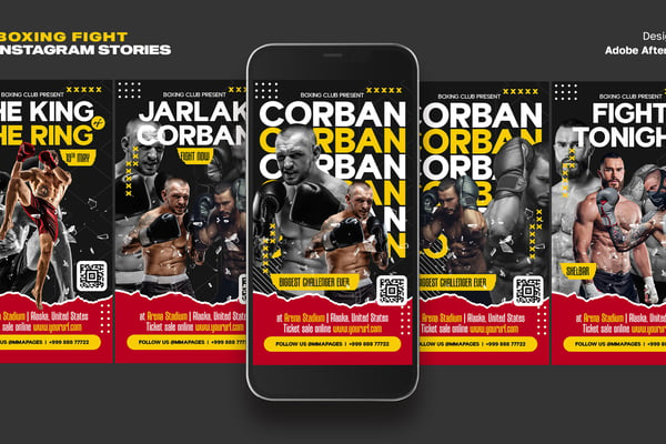 Boxing Fight Instagram Stories
