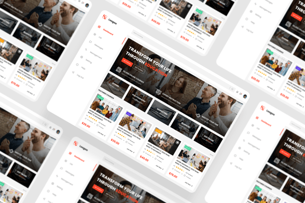 Course Dashboard UI Kit