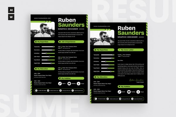 Modern Business Resume CV