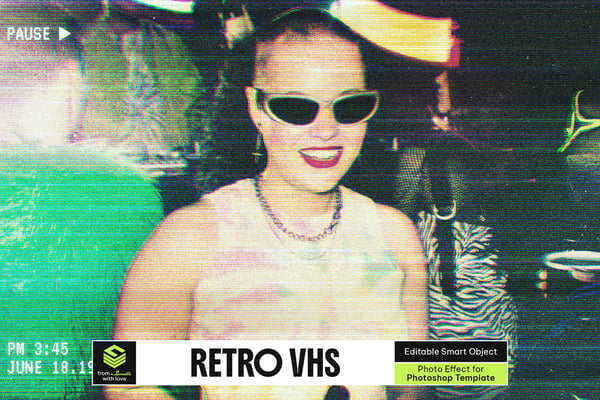 Retro VHS Photo Effect