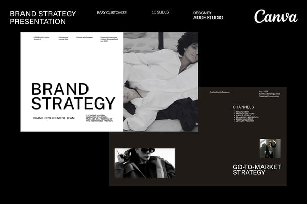 Brand Strategy Canva Templates 