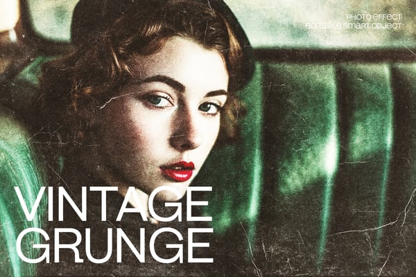 Vintage Grunge Photo Effect