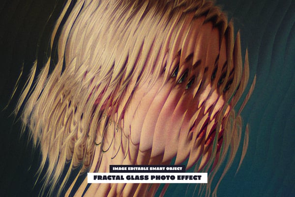 Fractal Glass Photo Effect
