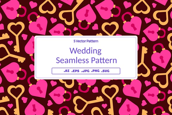 Wedding Seamless Pattern