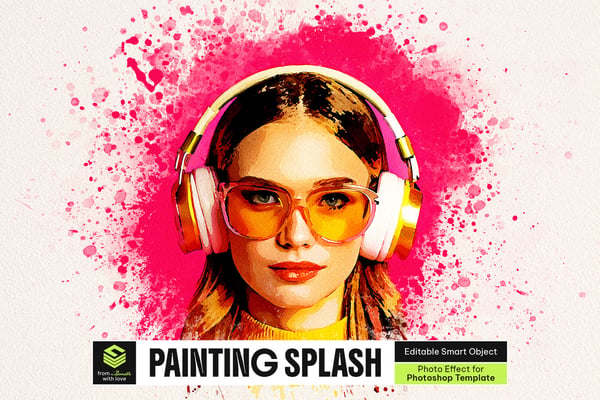 Painting Splash Photo Effect