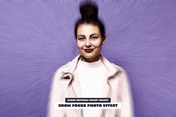 Zoom Focus Photo Effect