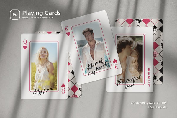 Playing Cards Photo Scene