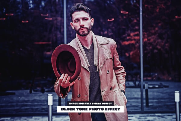 Black Tone Photo Effect