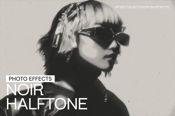 Noir Halftone Effect