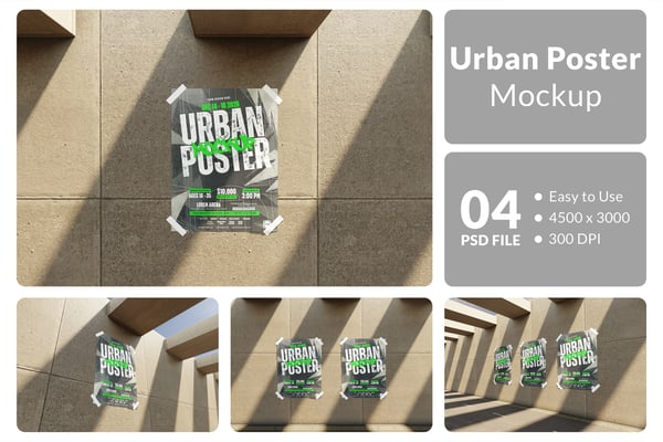 Urban Poster Mockup