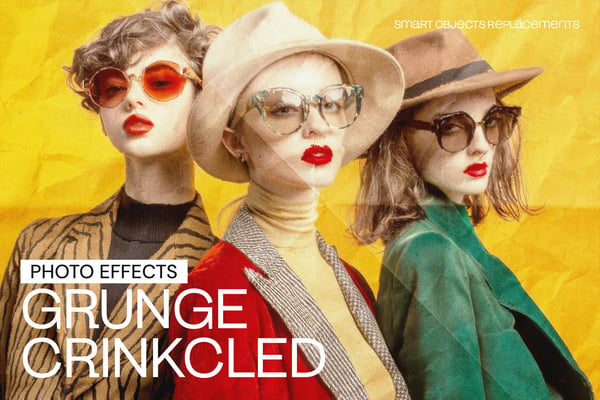 Grunge Crinkcled Effect