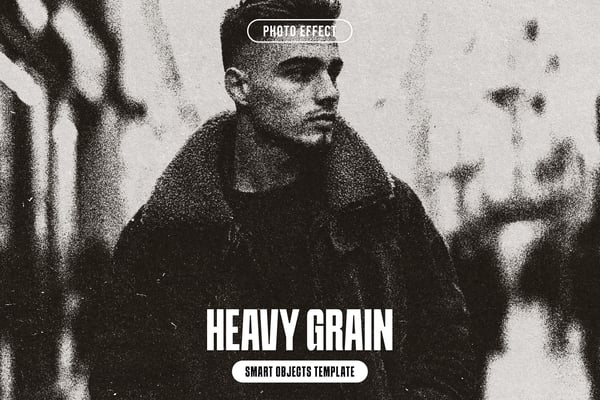 Heavy Grain Photo Effect