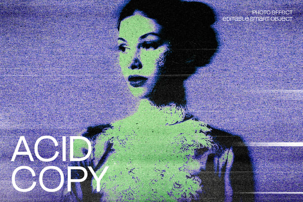 Acid Copy Photo Effect