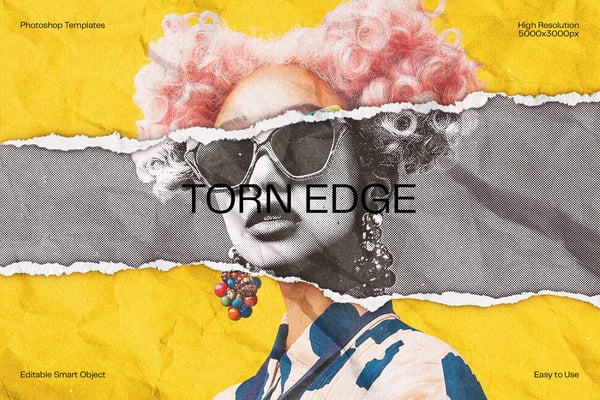 Torn Edge Photo Effect