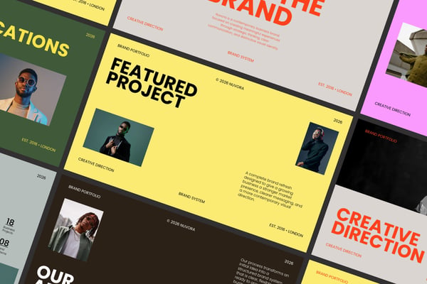 Nuvora- Brand Portfolio Google Slides