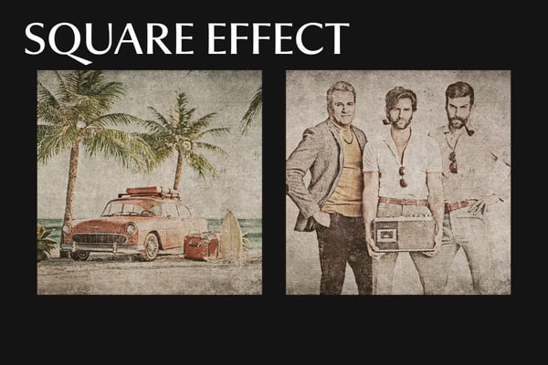 Vintage Wall Square And Poster Photo Effect