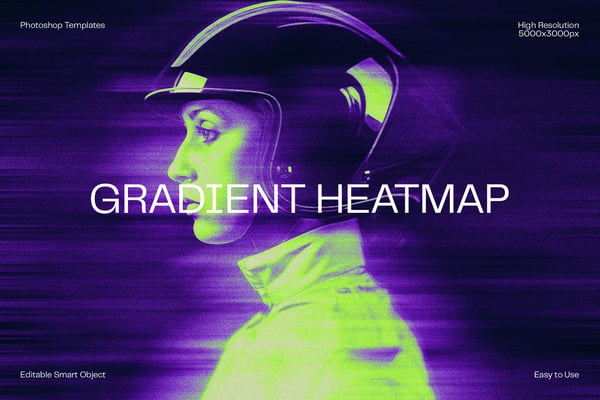 Gradient Heatmap Photo Effect
