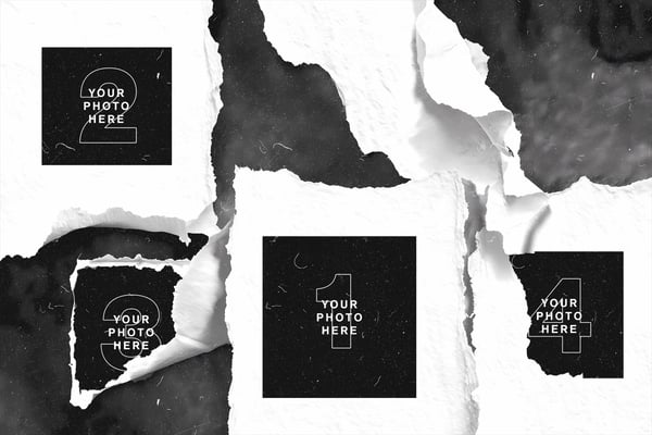 Free Photos Collage PSD Templates 4