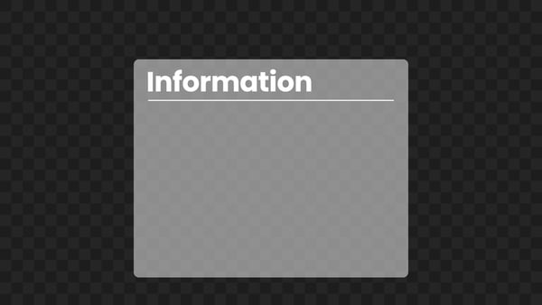 Information Overlay Box 1
