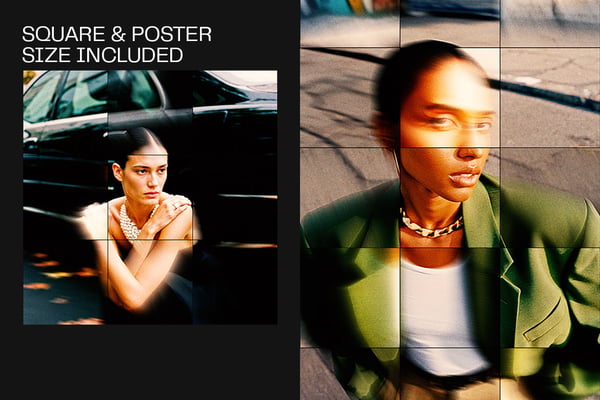 Square Blur Square And Poster Photo Effect