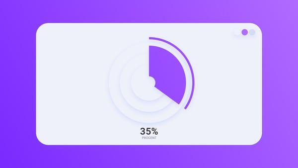 Animated Pie Chart Progress Bar