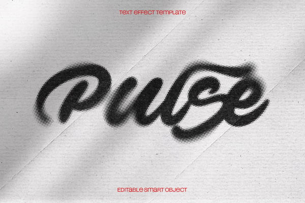 Retro Dots Text Effect