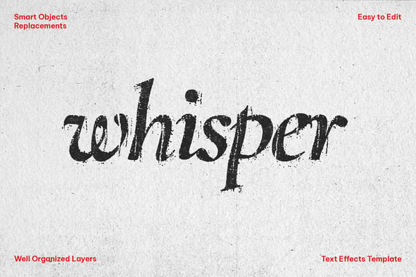 Ink Bleed Text Effect