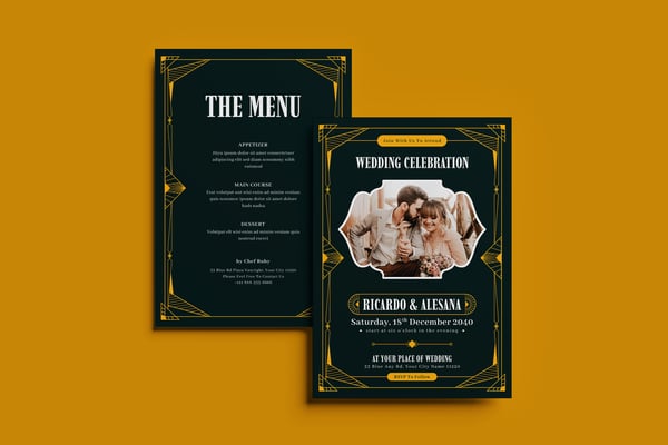 Imgreen Elegant Wedding Invitation Template