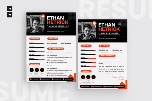 Modern Business Resume CV