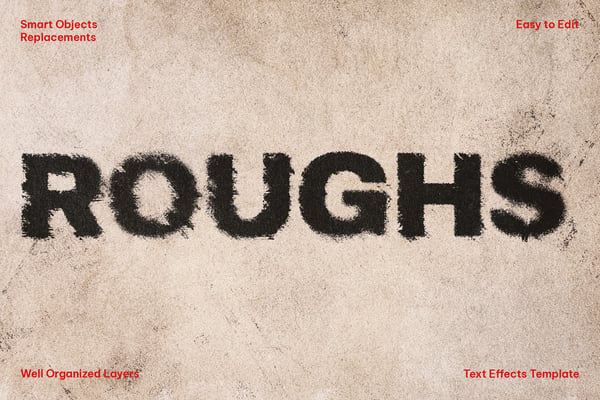 Grain Noise Text Effect