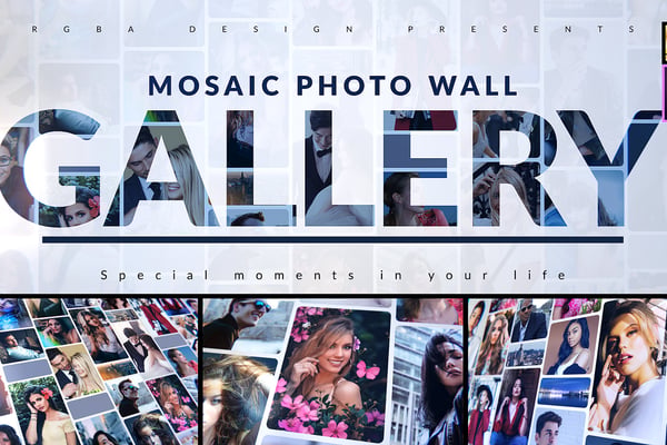 Mosaic Photo Gallery 4K
