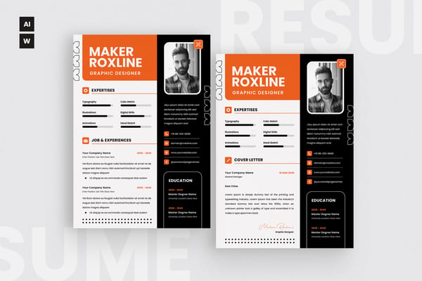 Creative Business Resume CV