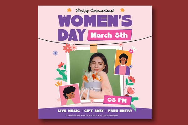 Womens Day Socials Media