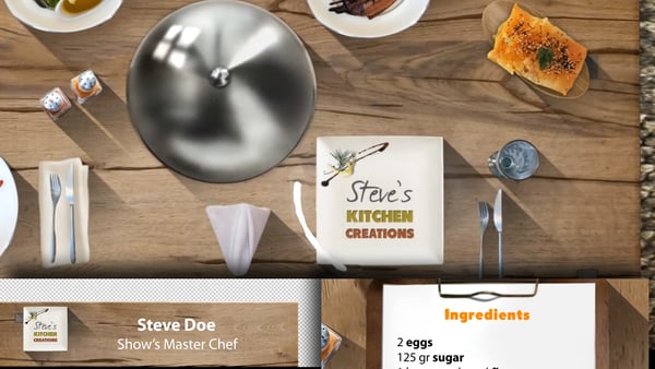 Cook & Kitchen Tv Show Opening Sequence