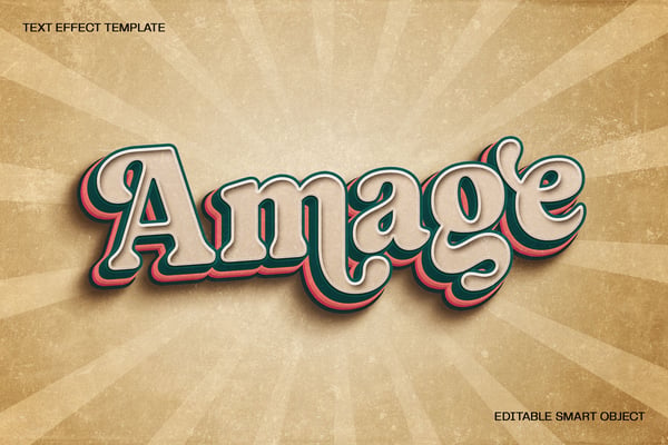 Retro Style Text Effect