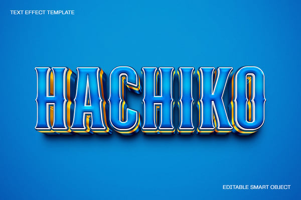 Hachiko Text Effect