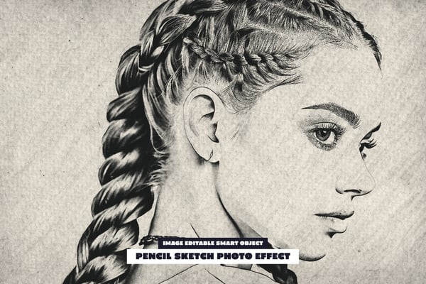 Pencil Sketch Photo Effect
