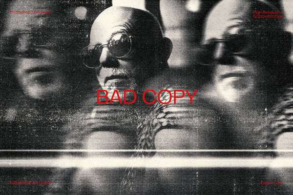 Bad Copy Photo Effect