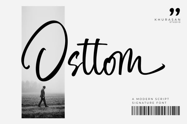 Osttom - A Modern Script Signature Font