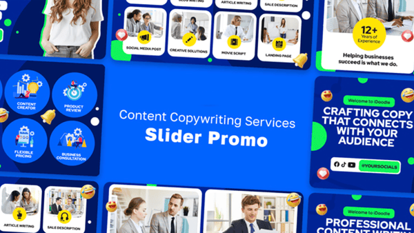 Content Copywriting Services Slider Promo