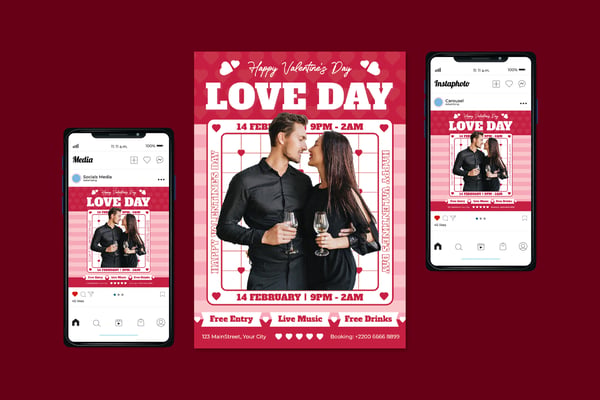 Valentines Party Flyer