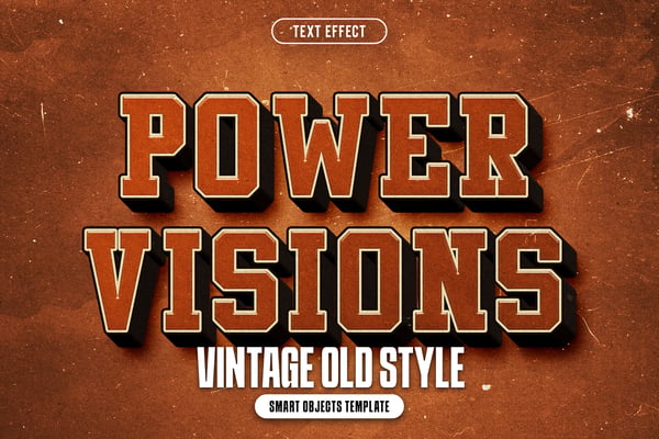 Vintage Old Style Text Effect