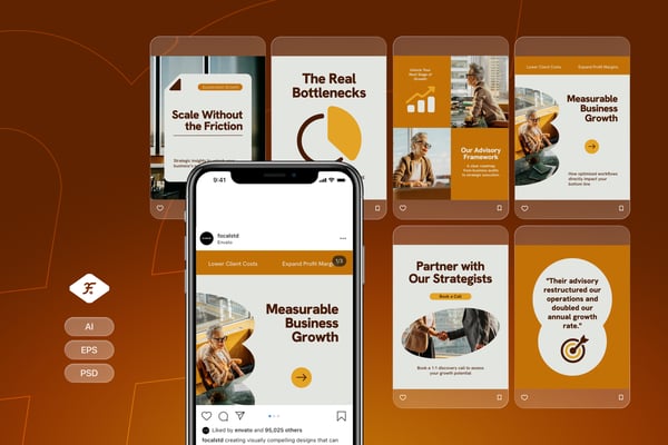 Business Consulting - Instagram Post Template