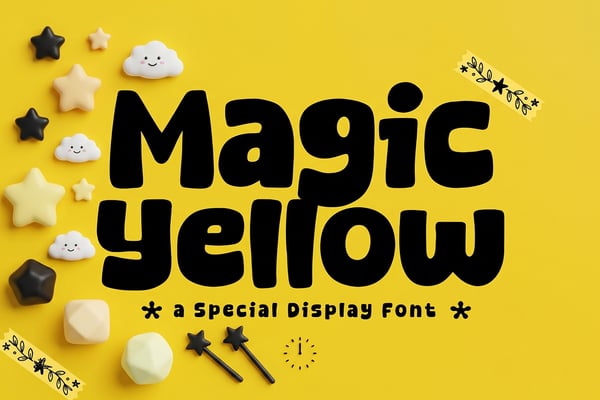 Magic Yellow - Cozy & Display Font