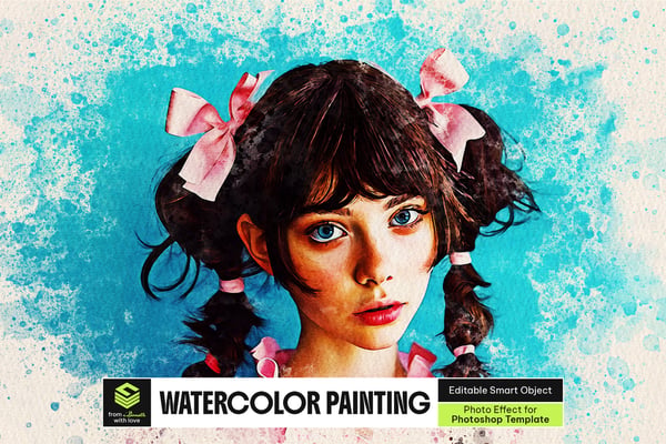Watercolor Painting Photo Effect