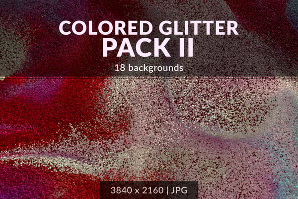 Colored Glitter Backgrounds Pack 2