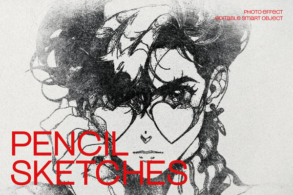 Pencil Sketches Photo Effect