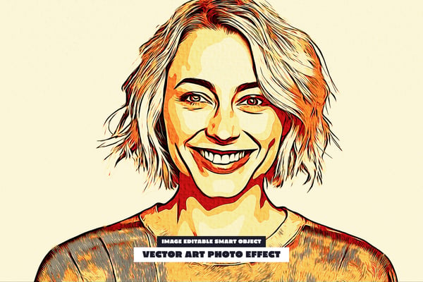 Vector Art Photo Effect